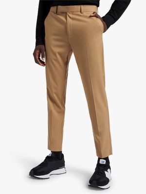 Men's Markham Smart Slim Tapered Camel Trouser