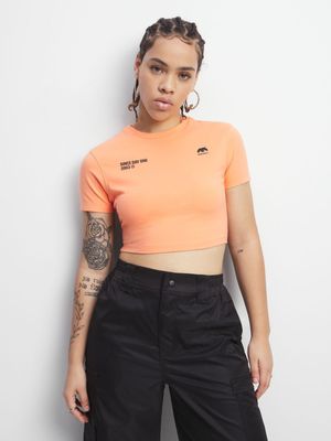 Redbat Women's Coral Cropped Top