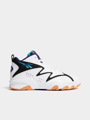 Reebok Men's ATR Mid White/Black/Purple Sneaker