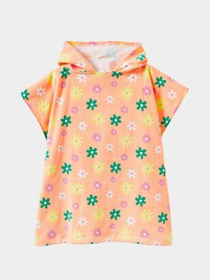 Cotton On Kids Orange Hooded Towel