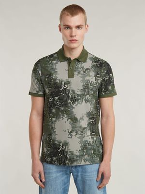 G-Star Men's Dunda Digi Camo Polo