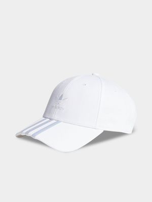 adidas Originals Unisex 3 Stripes White Cap