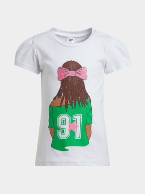 Jet Younger Girls White T-Shirt