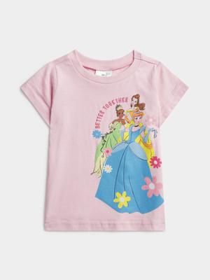 Jet Toddler Girls Pink Princesses T-Shirt