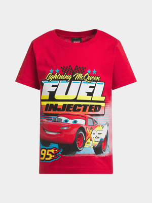 Jet Younger Boys Red Cars T-Shirt