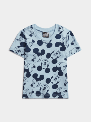 Jet Toddler Boys Blue Mickey Mouse T-Shirt