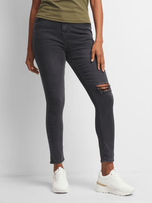 Jet Women's Grey Skinny Jeans