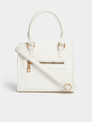 Jet Women's White Top Handle Bag