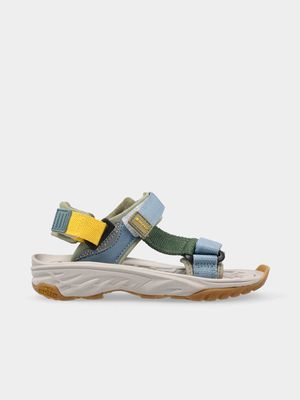 Junior Grade-School Hi-Tec ULA Raft Grey/Green Sandals