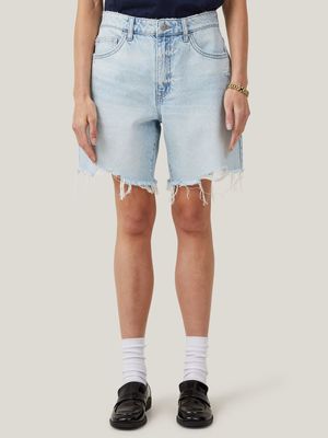 Women's Cotton On Blue Relaxed Denim Shorts