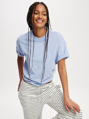 Women's Cotton On Light Blue The Boxy Oversized T-shirt