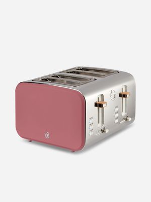 Swan Nordic 4 Slice Toaster Fuchsia Rose