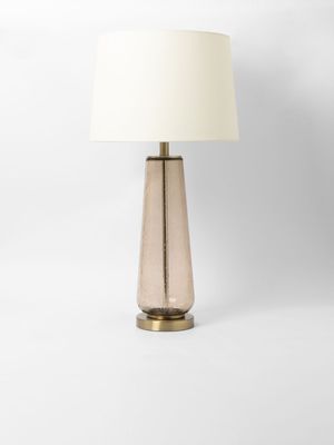 Table Lamp Drama Glass With Shade 75cm