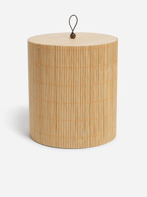 Jet Home Bamboo Straw Medium Storage Drum