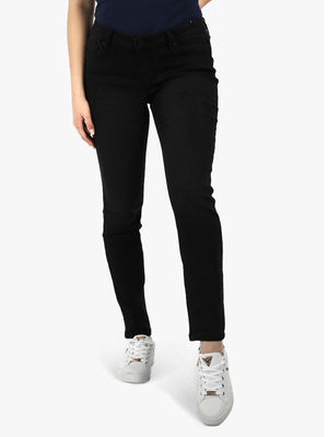 Women's Guess Black Power Skinny Low Rise Jeans