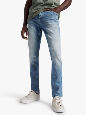 Men's Relay Jeans Sustainable Skinny Leg Blue Denim