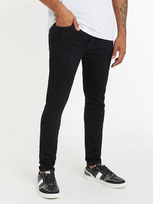 Men's Relay Jeans Super Skinny Sustainable Black Denim