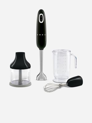 Smeg Retro Hand Blender Glossy Black