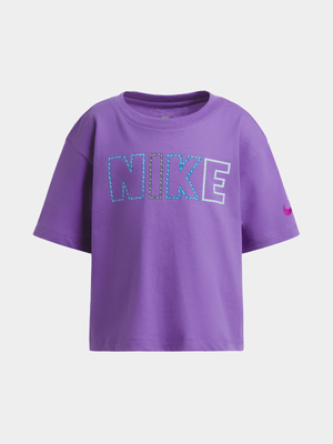 Girls Toddler Nike Femme Pop Purple Tee