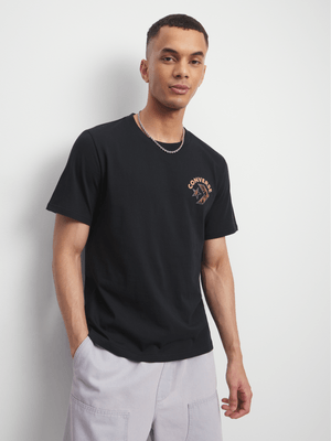 Converse Men's Topography Black T-Shirt