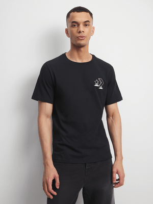 Converse Men's Skateboard Black T-Shirt