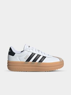 Womens adidas VL Court Bold White/Black/Wonder Beige Sneakers