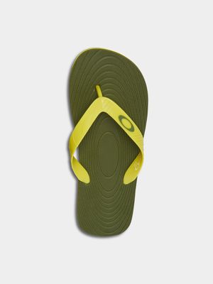 Men's Oakley Green Caralina Flip Flops