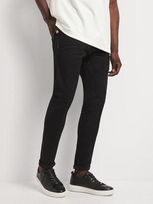 Men's Union-DNM Skinny Black Denim