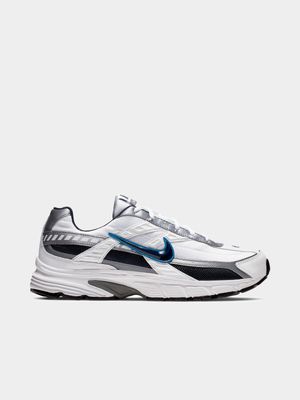 Mens Nike Initiator Silver/Blue/White Running Shoes