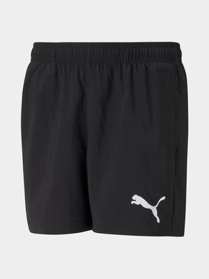 Boys Puma Active Woven Black Shorts