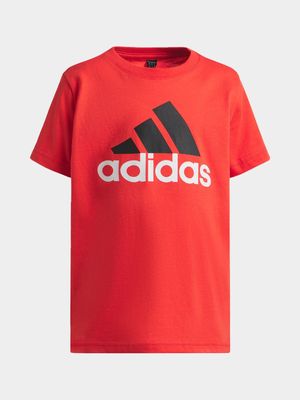 Boys Toddler adidas Bos 2 Colour Red Tee