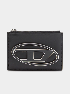 Women's Diesel Black 1Dr Card Holder I Wallet