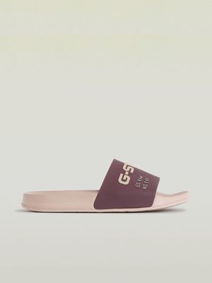 G-Star Men's Cart Light Pink/Burgundy Slides