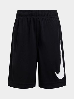 Boys Toddler Nike Performance Swoosh Black Shorts