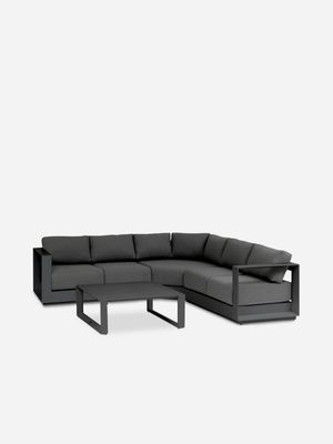 Allure Corner Sofa Set Grey