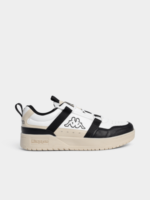 Mens Kappa Bradoc White/Black Sneaker