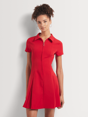 Y&G Pleated Mini Dress