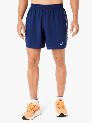 Mens Asics Icon Navy Shorts