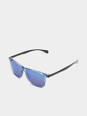 Men's Markham Casual Lounger Blue Sunglasses