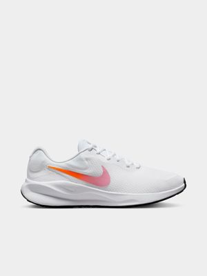 Womens Nike Revolution 7 White/Crimson/Pink/Black Running Shoes