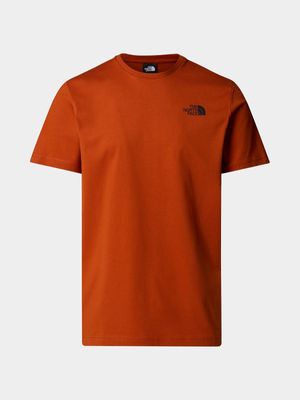 Mens The North Face Logo Copper Tee