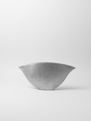 Vase Open Curve Aluminium 20 x 41cm