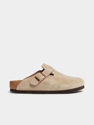 Birkenstock Women's  Boston Taupe Clogs