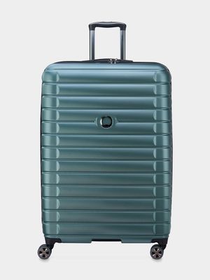 Delsey Shadow 5.0 82cm Green 4Dw Trolley Case