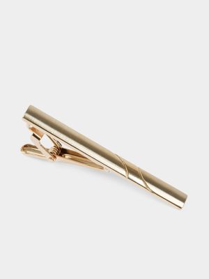 Men's Markham Wave Gold Tie Clip