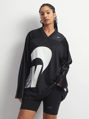 Nike Women's Nsw Black Oversized Top