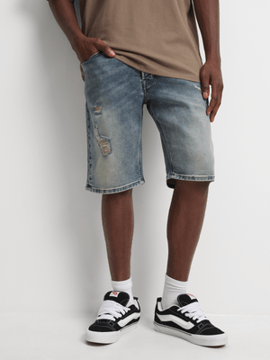 Redbat Men's Tea Stain Demin Shorts