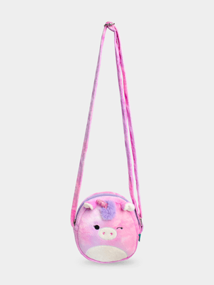 Squishmallows Pink Sling Bag