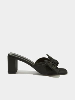 Women's Cotton On Black Eden Statement Mule Block Heels