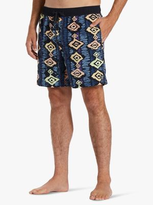 Men's Billabong Blue Hazey Daze Harbor Boardshorts